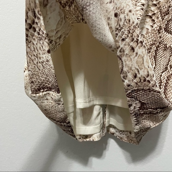 Bar III Tank Snakeskin Print Strappy Blouse Womens XS - Picture 7 of 10